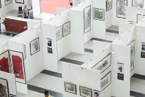 标摊展板书画展板宣传展板 广告展架 防火展板